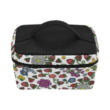 Load image into Gallery viewer, Berry Pop White Cosmetic Bag/Large
