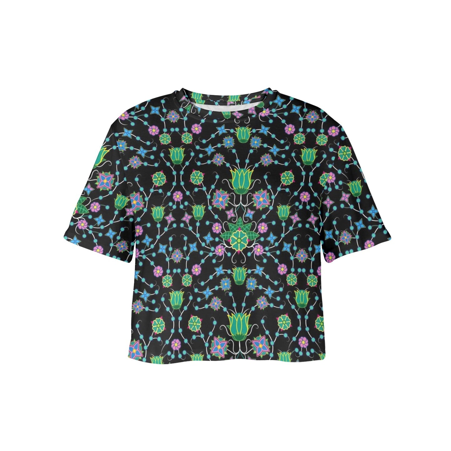 Floral Damask Garden Crop Top