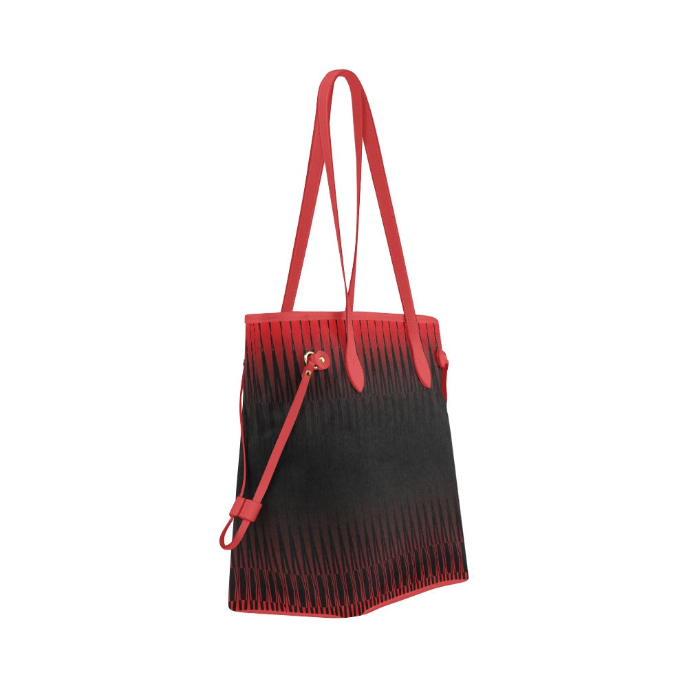 Fire Rattler Horizon Clover Canvas Tote Bag