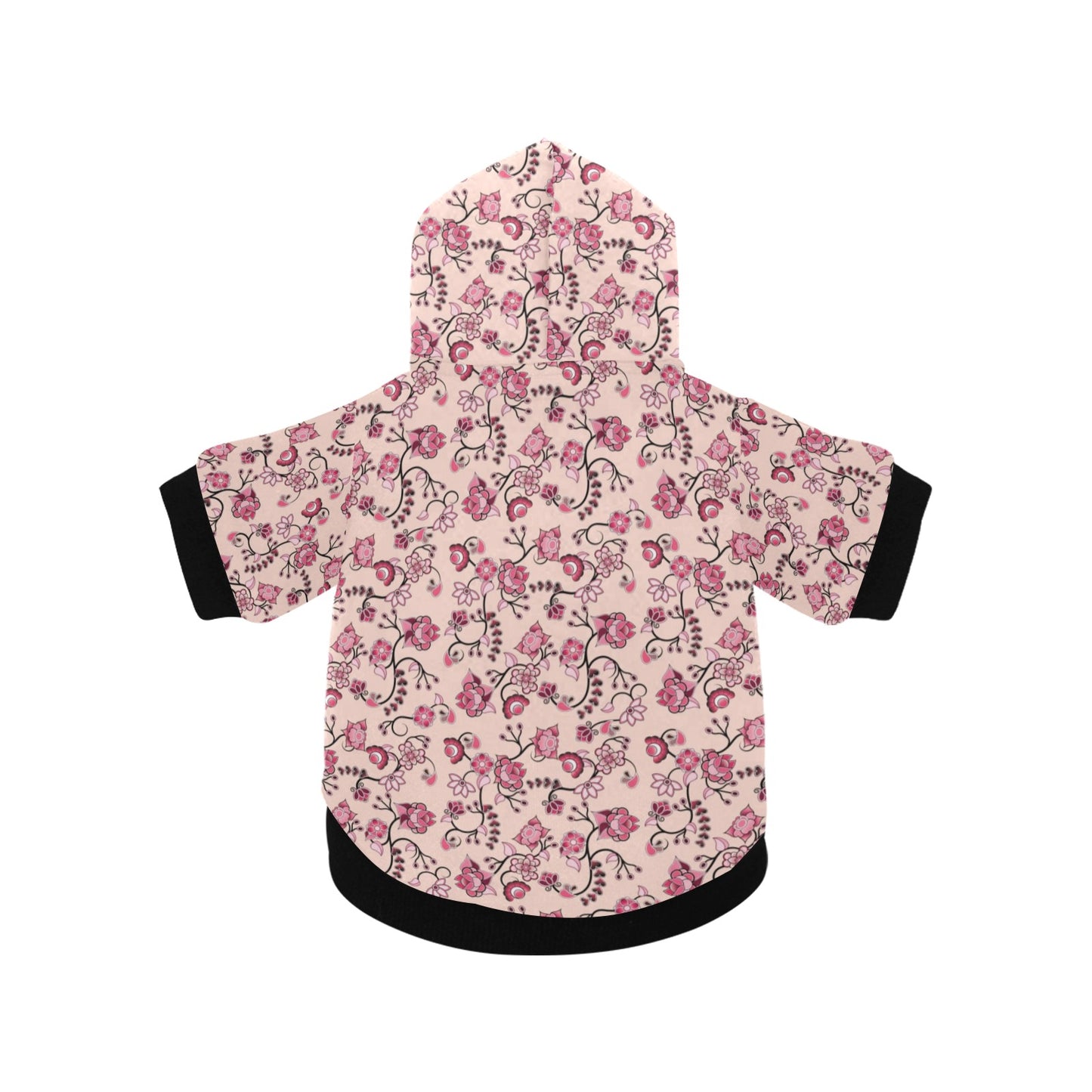 Floral Amour Pet Dog Hoodie