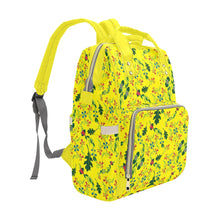 Load image into Gallery viewer, Vine Life Lemon Multi-Function Diaper Backpack/Diaper Bag
