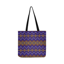 Load image into Gallery viewer, Fire Feather Blue Reusable Shopping Bag
