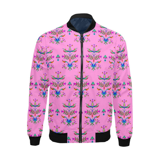 Dakota Damask Cheyenne Pink Bomber Jacket