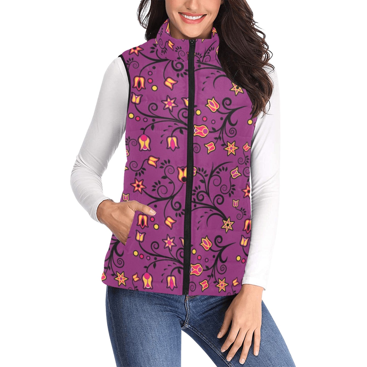 Lollipop Star Women's Padded Vest Jacket