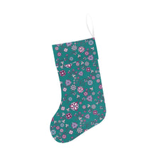 Load image into Gallery viewer, Burgundy Bloom Christmas Stocking
