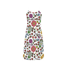 Load image into Gallery viewer, Berry Pop White Alcestis Slip Dress
