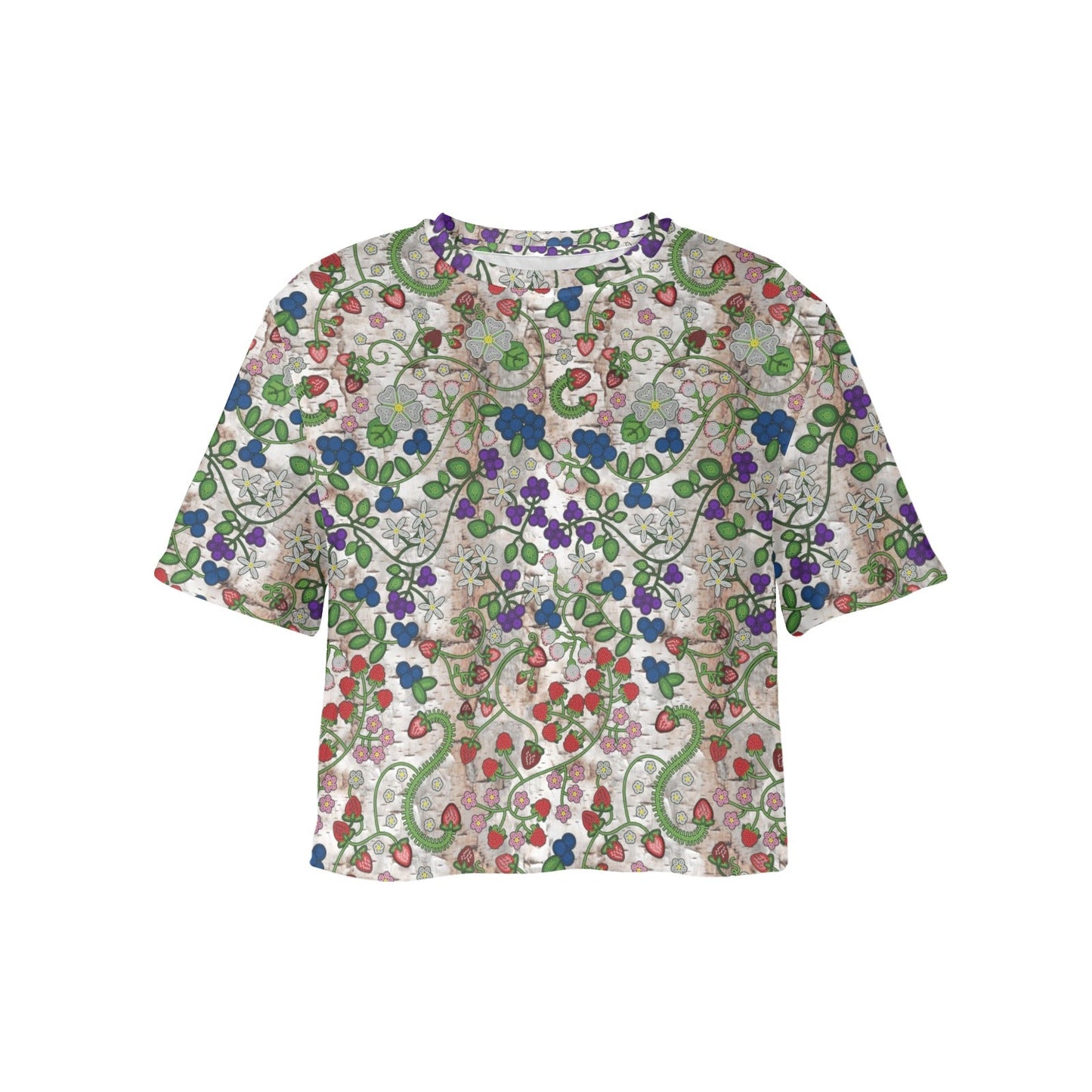 Grandmother Stories Br Bark Crop Top