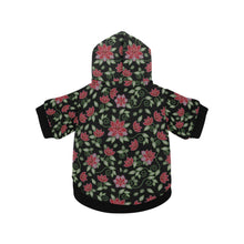 Load image into Gallery viewer, Red Beaded Rose Pet Dog Hoodie
