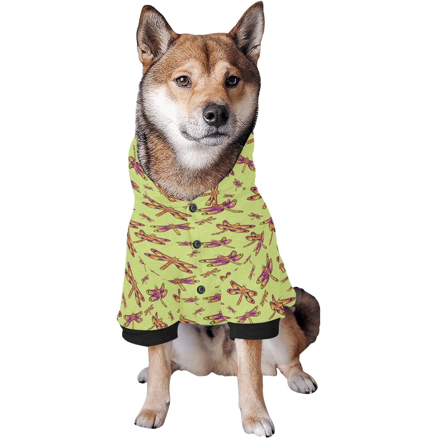 Gathering Lime Pet Dog Hoodie