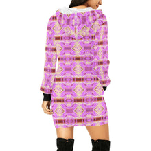 Load image into Gallery viewer, Gathering Earth Lilac Hoodie Dress
