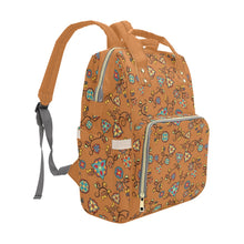 Load image into Gallery viewer, Fire Bloom Light Multi-Function Diaper Backpack/Diaper Bag
