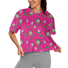 Load image into Gallery viewer, Strawberry Dreams Blush Crop Top
