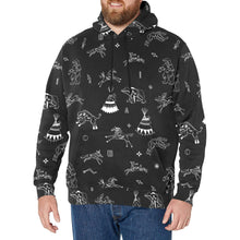 Load image into Gallery viewer, Ledger Dables Black Men&#39;s Long Sleeve Fleece Hoodie
