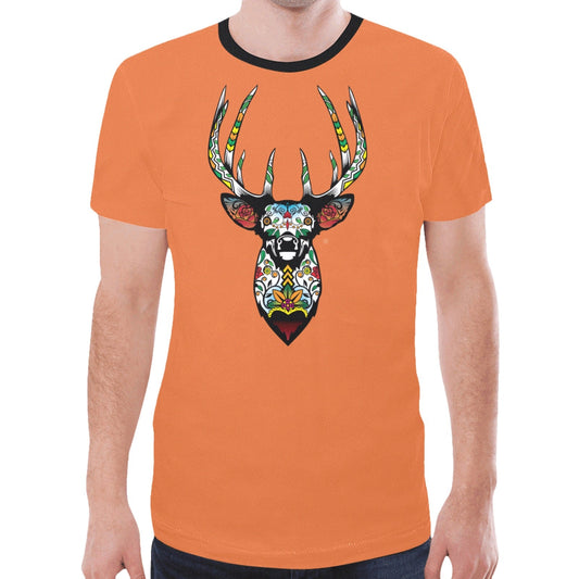 Elk Spirit Guide (Orange) New T-shirt for Men