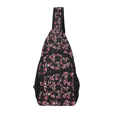 Load image into Gallery viewer, Floral Green Black Chest Bag
