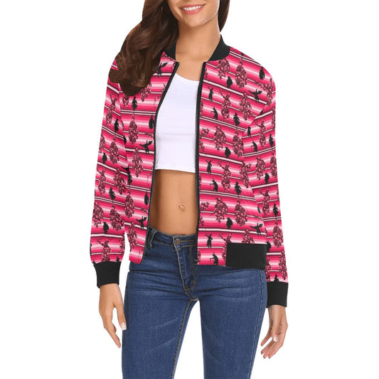 Dancers Floral Amour Bomber Jacket for Women