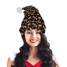 Load image into Gallery viewer, Gathering Yellow Black Santa Hat
