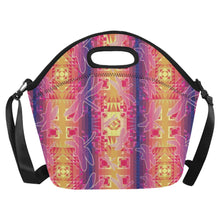 Load image into Gallery viewer, Kaleidoscope Dragonfly Neoprene Lunch Bag/Large
