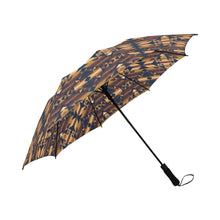 Load image into Gallery viewer, Marron Cloud Semi-Automatic Foldable Umbrella
