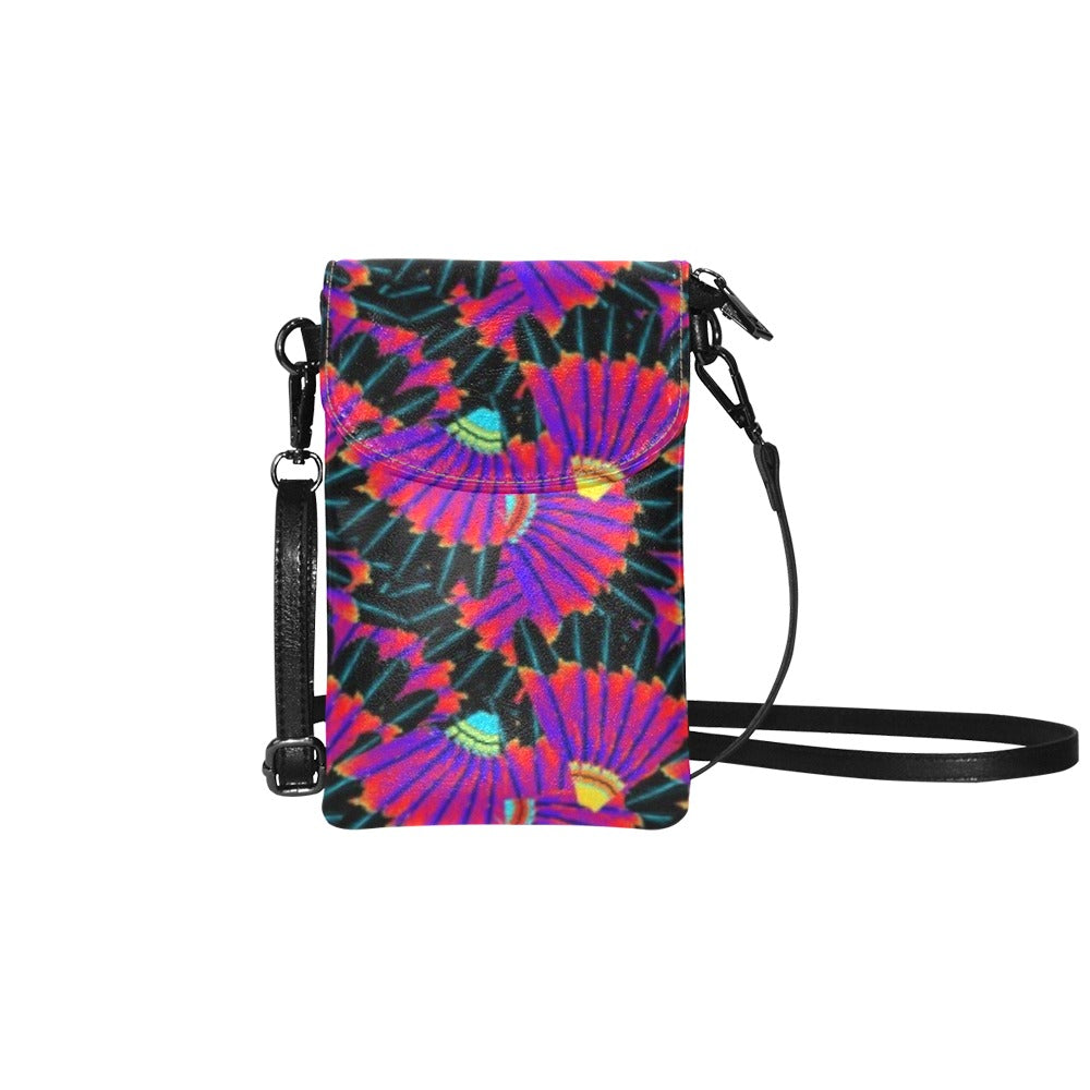 Eagle Feather Remix Small Cell Phone Purse