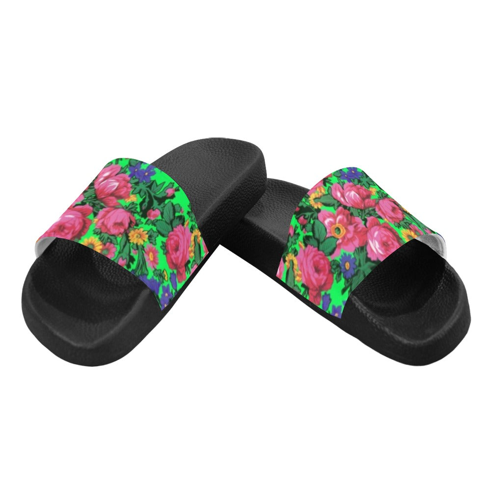 Kokum's Revenge Green Men's Slide Sandals