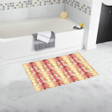 Load image into Gallery viewer, Butterfly and Roses on Geometric Bath Rug 16&#39;&#39;x 28&#39;&#39;
