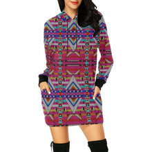 Load image into Gallery viewer, Medicine Blessing Pink Hoodie Dress
