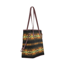 Load image into Gallery viewer, Black Rose Spring Canyon Tan Clover Canvas Tote Bag
