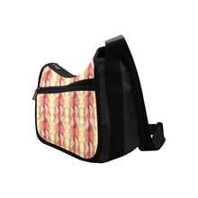 Load image into Gallery viewer, Butterfly and Roses on Geometric Crossbody Bags
