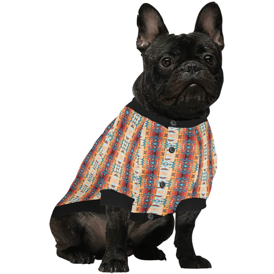 Dark Sandway Pet Dog Round Neck Shirt