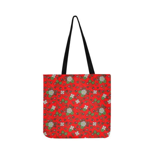 Strawberry Dreams Fire Reusable Shopping Bag