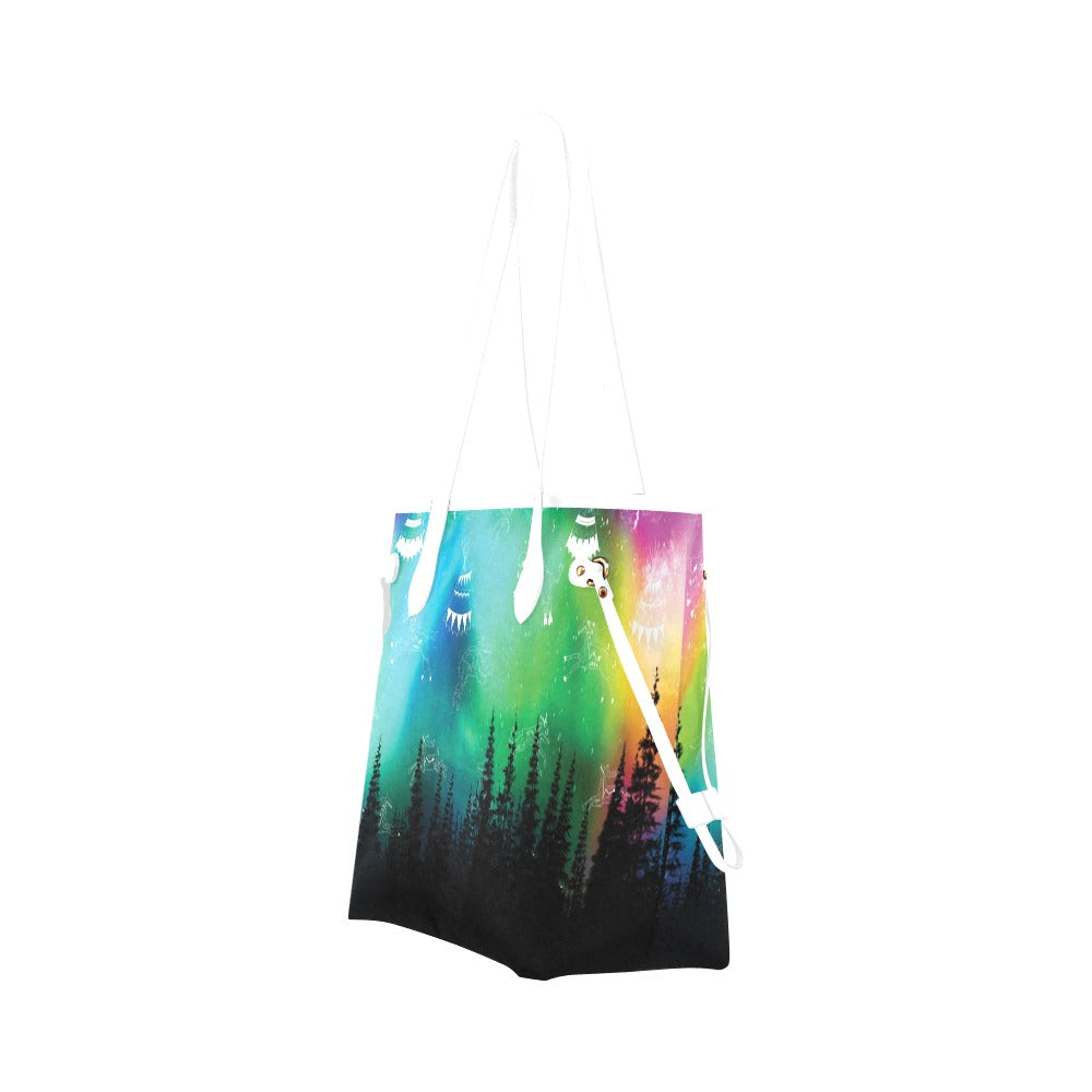 Aurora Medicine Animals Clover Canvas Tote Bag