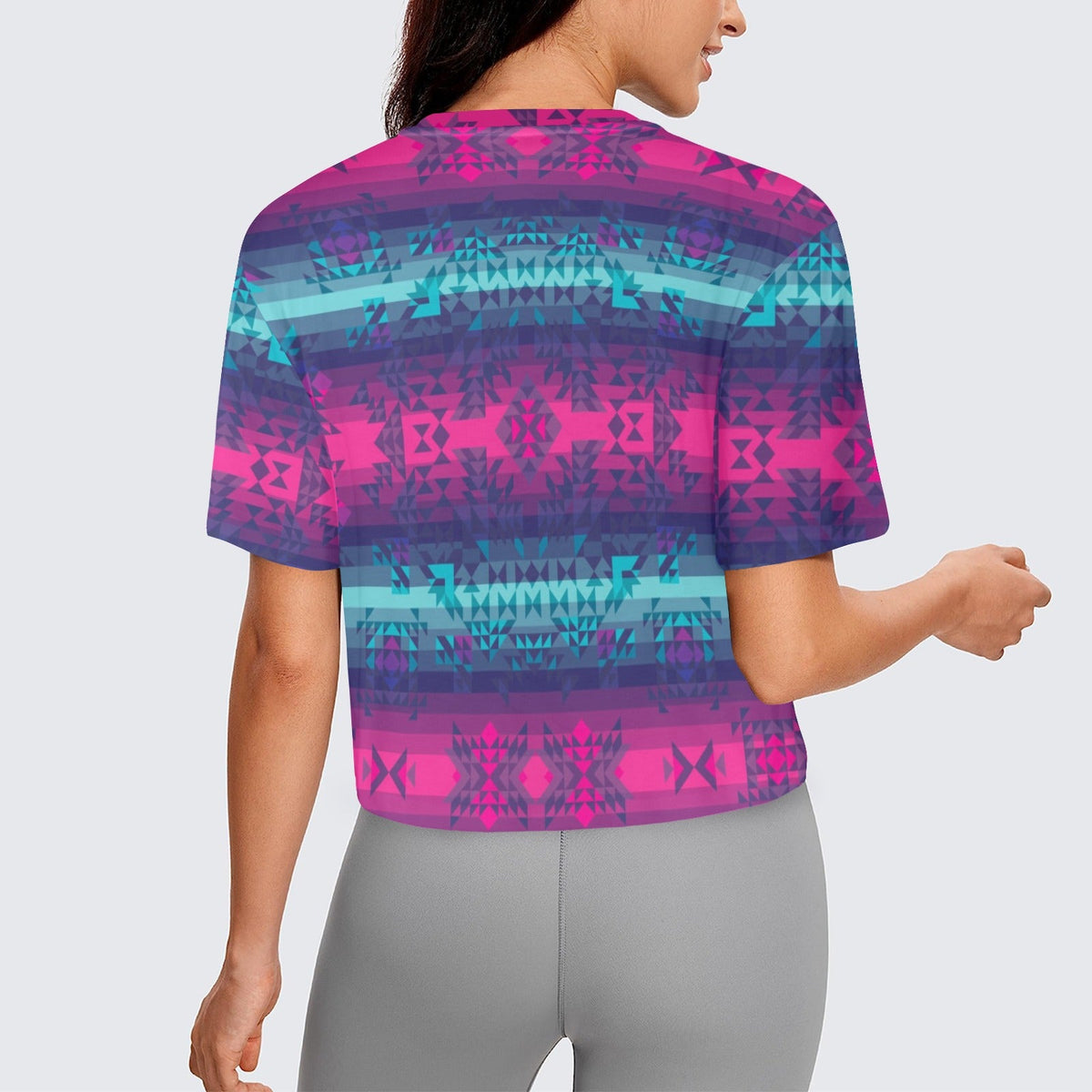 Dimensional Brightburn Crop Top