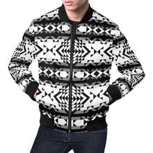 Load image into Gallery viewer, Black Rose Blizzard Bomber Jacket for Men
