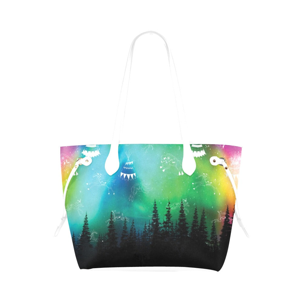 Aurora Medicine Animals Clover Canvas Tote Bag