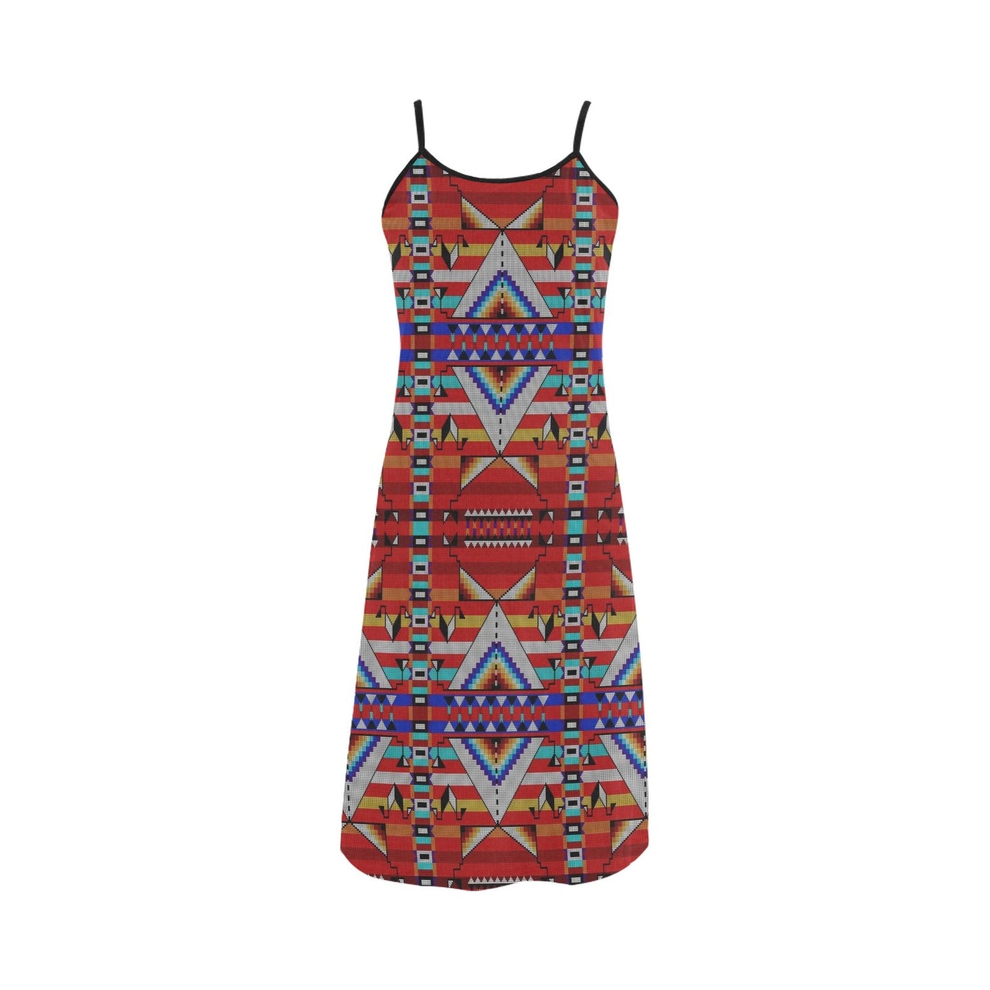 Medicine Blessing Red Alcestis Slip Dress