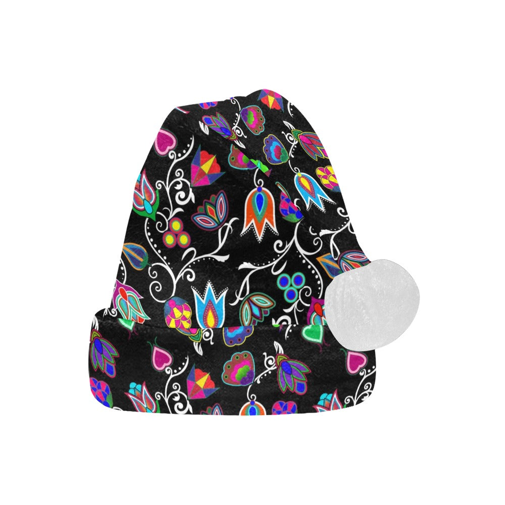 Indigenous Paisley Black Santa Hat