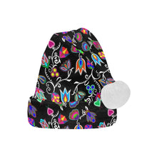 Load image into Gallery viewer, Indigenous Paisley Black Santa Hat
