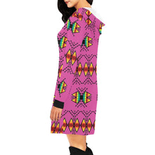 Load image into Gallery viewer, Sacred Trust Pink Hoodie Dress
