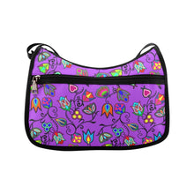 Load image into Gallery viewer, Indigenous Paisley Dark Orchid Crossbody Bags
