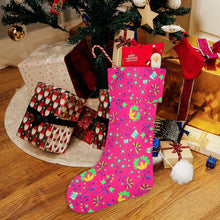 Load image into Gallery viewer, Fleur Indigine Rouge Christmas Stocking
