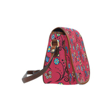 Load image into Gallery viewer, Blue Trio Cardinal Saddle Bag
