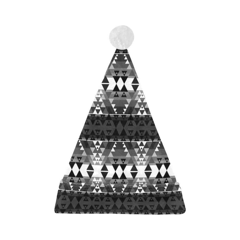 Writing on Stone Black and White Santa Hat