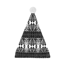 Load image into Gallery viewer, Writing on Stone Black and White Santa Hat
