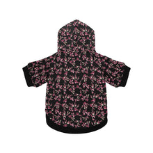 Load image into Gallery viewer, Floral Green Black Pet Dog Hoodie
