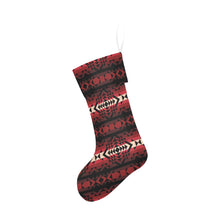 Load image into Gallery viewer, Black Rose Christmas Stocking
