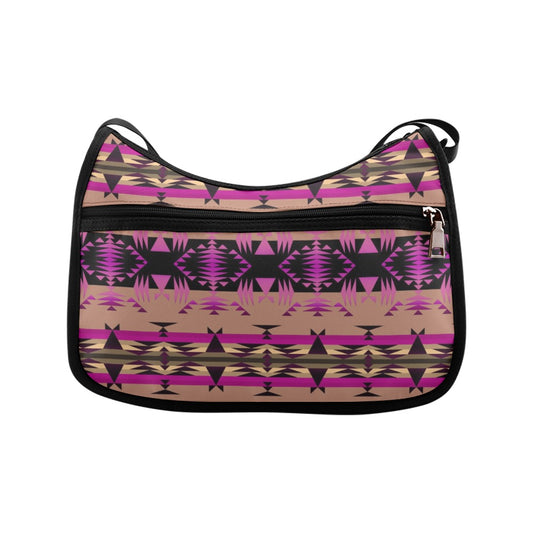 Between the Mountains Berry Crossbody Bags