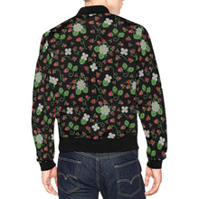 Load image into Gallery viewer, Strawberry Dreams Midnight Bomber Jacket for Men
