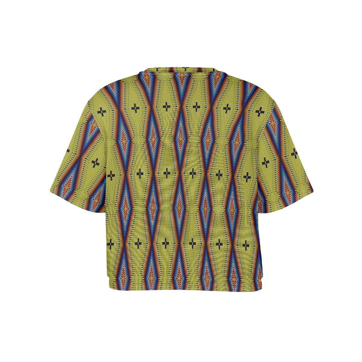 Diamond in the Bluff Yellow Crop Top