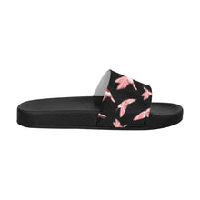 Load image into Gallery viewer, Strawberry Black Men&#39;s Slide Sandals
